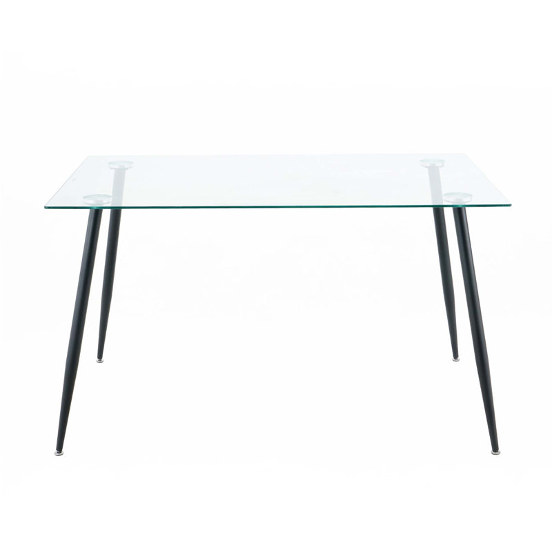 Glass Rectangular Dining Table(Only Table)