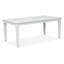 Table de salle à manger extensible blanche-116588710