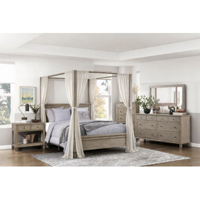 Istafa 5-Piece Queen Canopy Bedroom Set