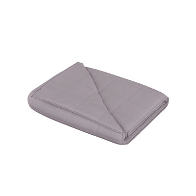Lavish Home Grey Weighted Blanket 15lbs