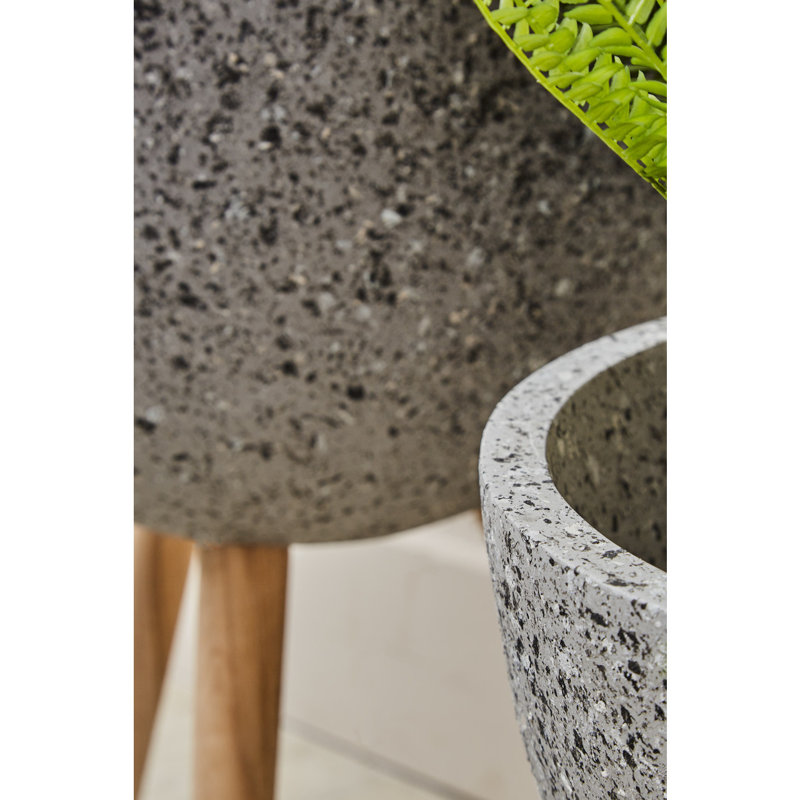 Mondovi Fiberglass Cachepot, 56cm H x 41cm W x 41cm D