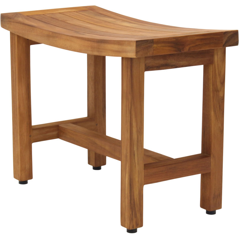 Sumba Lotus 24" W Teak Shower Bench