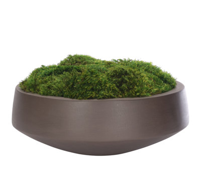 Moss Mound, bol en béton, l 17 po x P 17 po