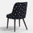 Clare Dining Chair In Ditsy Dahlia Navy-124919314