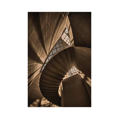 Escherism I by Ute Scherhag - Wrapped Canvas Print