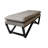 SEAT4U Jaculine Gray PU Upholstered Pillow Top Bedroom Wooden Bench-2062728295