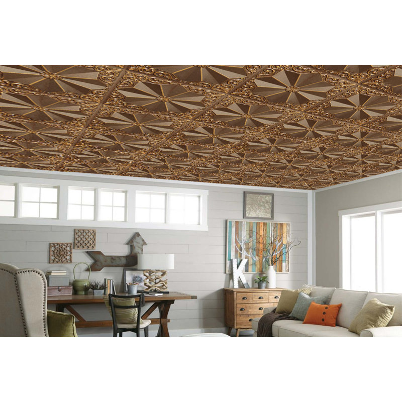 Carreau de plafond en PVC 2 pi x 2 pi Falkirk Perth