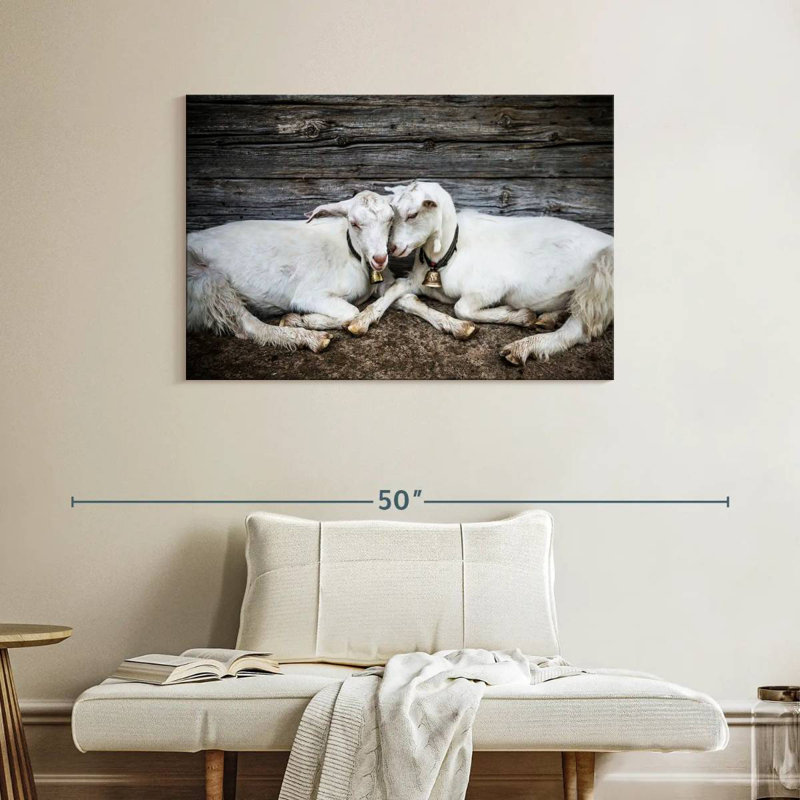 Brampt Goat Love, 26" H x 39" W