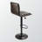 Beversley Swivel Upholstered Adjustable Height Counter Stool with Metal Frame