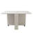 Fully Unfolded 51.18 Inches White Foldable Table, Suitable For Small Family Table Or Display Table Convenient, Home Simple Long Table, Simple And Lightweight