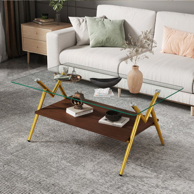 Table basse rectangulaire, table moderne