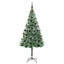 vidaXL Artificial Christmas Tree with Stand Green PVC and Steel-1340842518