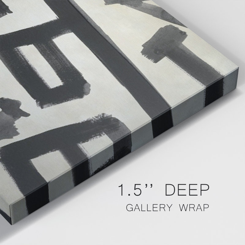 Toile tendue Onyx Maze I-Premium Gallery - prête à être accrochée, H 40 po x l 40 po