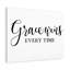 Grace Wins Every Time - Wrapped Canvas Print-1496870214