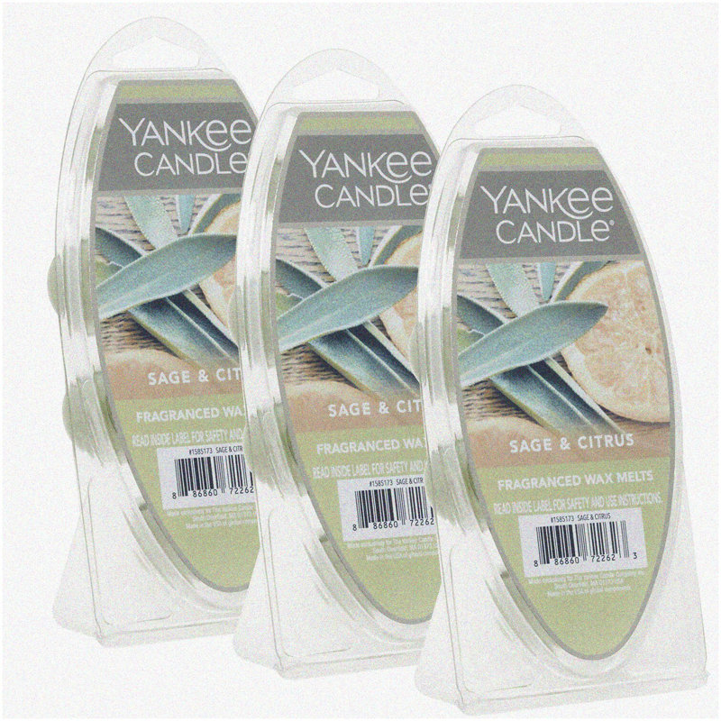 Zesty Sage Citrus Wax Melts 3 Packs 18 Total