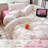 Cartoon Bowknot Comforter Set Pink Bow Tie Knot On White Princess Bedding Set Soft Home Cozy And Breathable Comforter Set-118698356