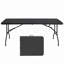 Table pliante 6 pi, table en plastique portative pour le camping, pique-niques, fêtes, table pliable à charge élevée-1075233520-1075233535-1075233534