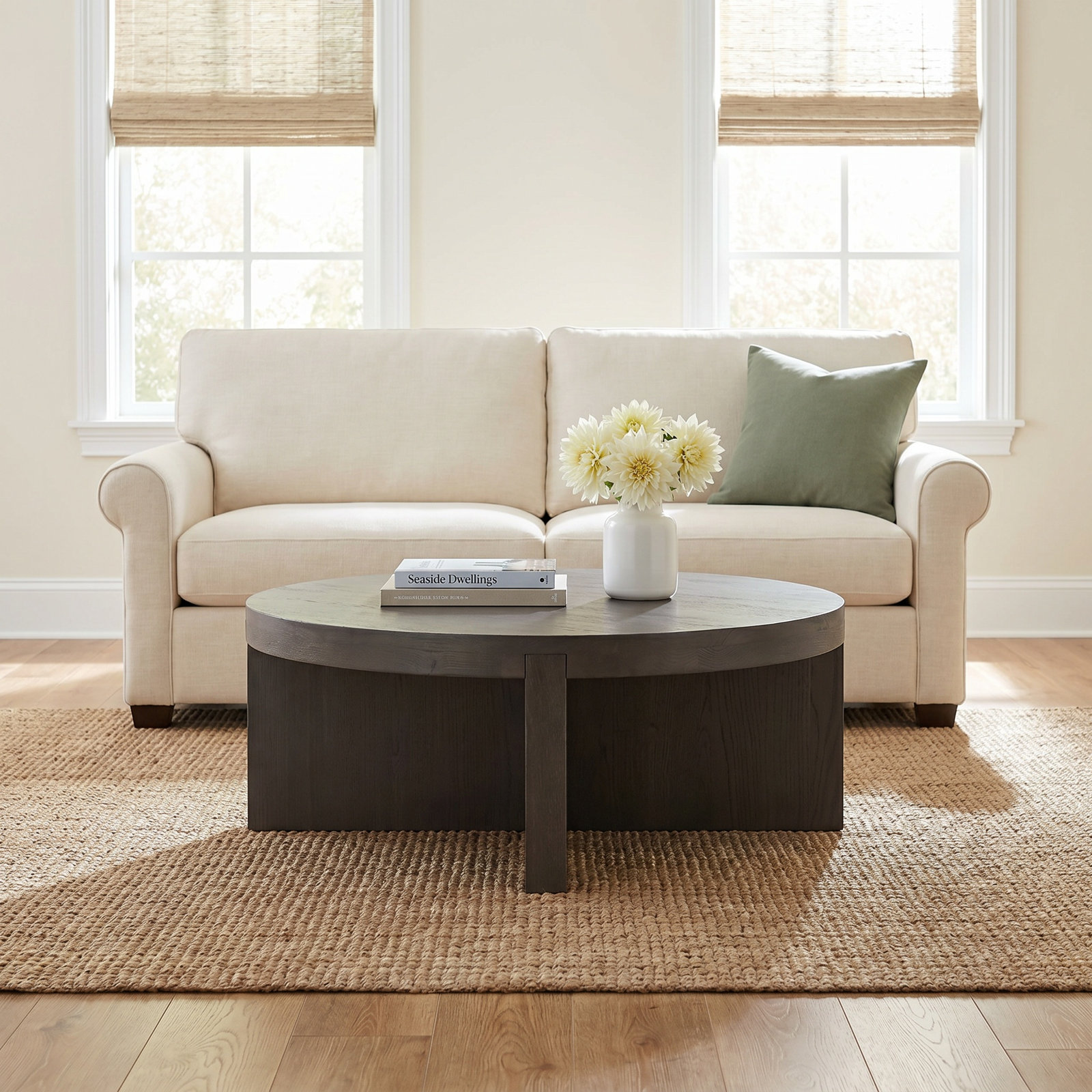 Wytheville Solid Wood Single Coffee Table, Gray