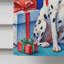 Drapeau de Noël maison de renne-112702204