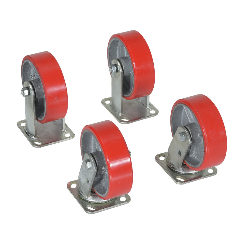 Ensemble de roulettes en acier