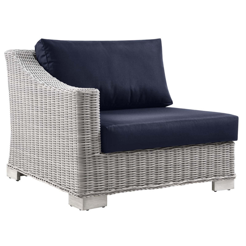 Fauteuil d'extérieur Conway, Sunbrella® bleu marine