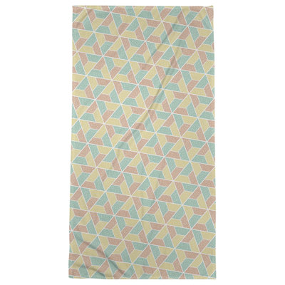 Serviette de plage trapézoïdes