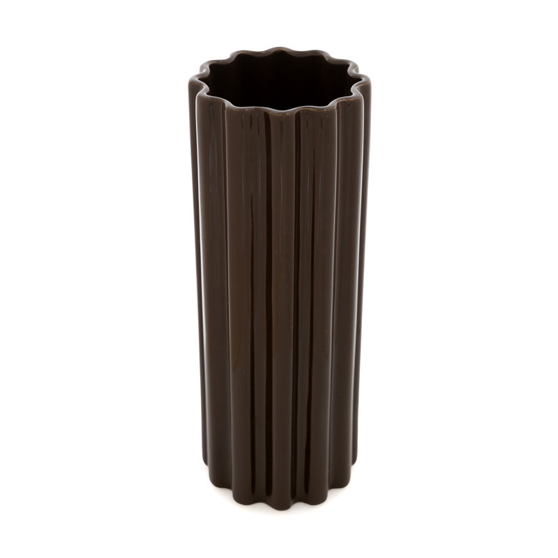 Vase en céramique Churro 0101, Brun
