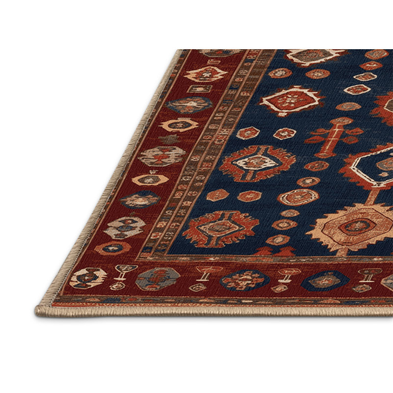 Machine Washable Turkish Brown Area Rug, Rectangle 2' x 3'