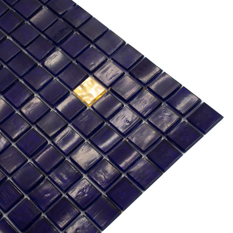 Mingles 0.6" x 0.6" Glass Mosaic Grid Wall & Floor Tile
