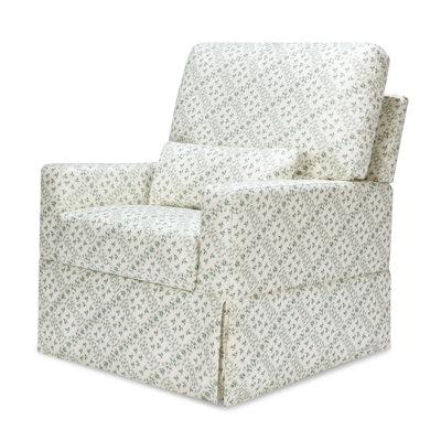 Crawford Upholstered Swivel Glider