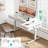 Electric Standing Desk With 4 Under-desk Drawers, Height-adjustable Desk With Built-in Power Outlets,standing Desk With Reversible Structure,home Office Desk With Hidden Desk-mounted Cable Management Tray-1255763393-1250950425