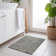 Machine Washable Indoor/Outdoor Christain ACN1223 Pewter Rug