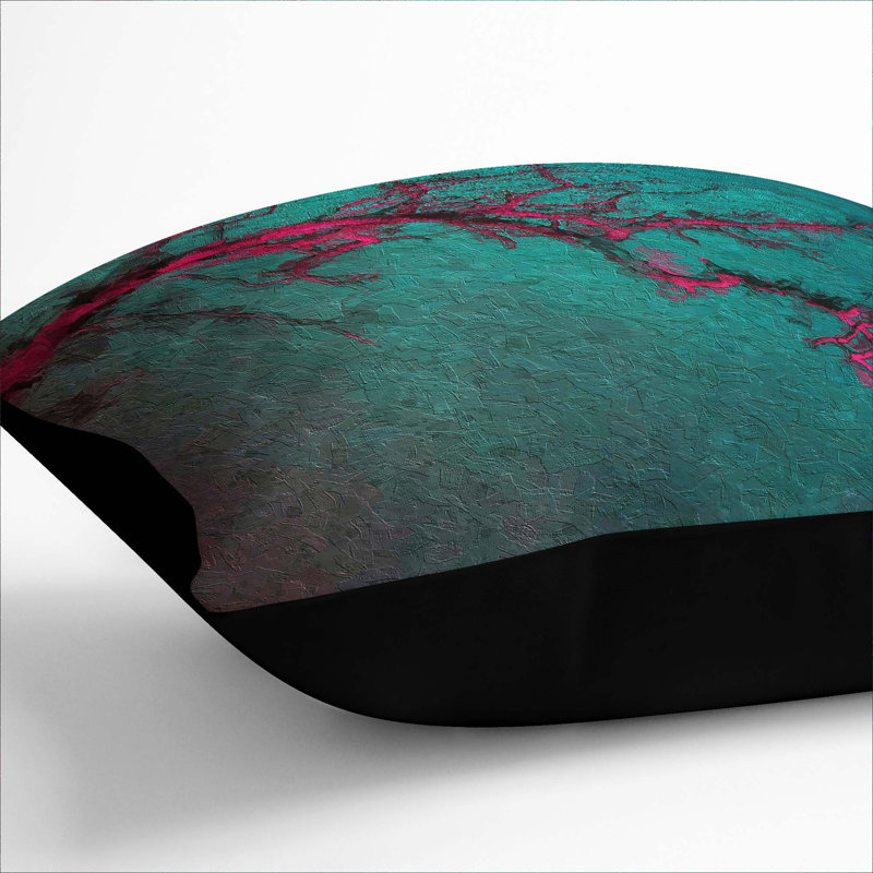 Square Throw Cushion, 55cm H x 55cm W x 20cm D, Black
