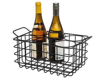 Wine Crate 6 Bottle Wine Holder by Godinger Silver Art Co