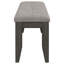 Erskin Dark Grey Upholstered Dining Bench(Only Includs Bench)
