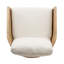 Chaise pivotante en rotin Keegan