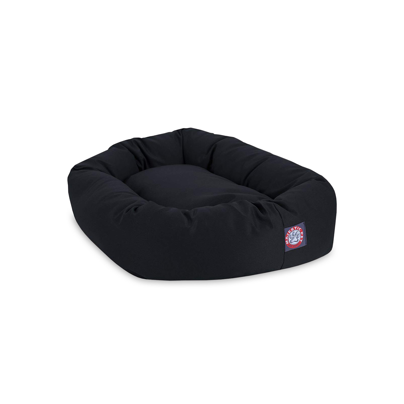 Pet Bed, Black, Medium (18" W x 32" D x 8" H)