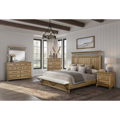 Commode 6 tiroirs - Finition caramel