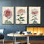 Antique Turpin Botanical VII - Ensemble de 3 reproductions de photos sur toile-97759593-97759591