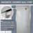 36-37.9 in. W x 72 in. H Pivot Swing Frameless Shower Door with Clear SGCC Tempered Glass-105844330