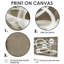 «White Grey Abstract Modern Brush Swirl», formes abstraites encadrées, art mural moderne sur toile blanche-722132205-722132124-722132193