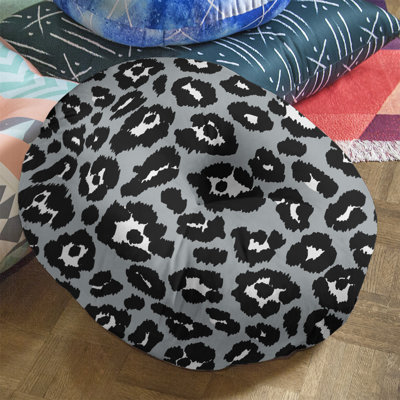 Housse et insert de coussin touffeté rond
