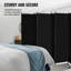Room Divider 6 Panel Fabric Room Privacy Screen for Office Bedroom Beige-507626703