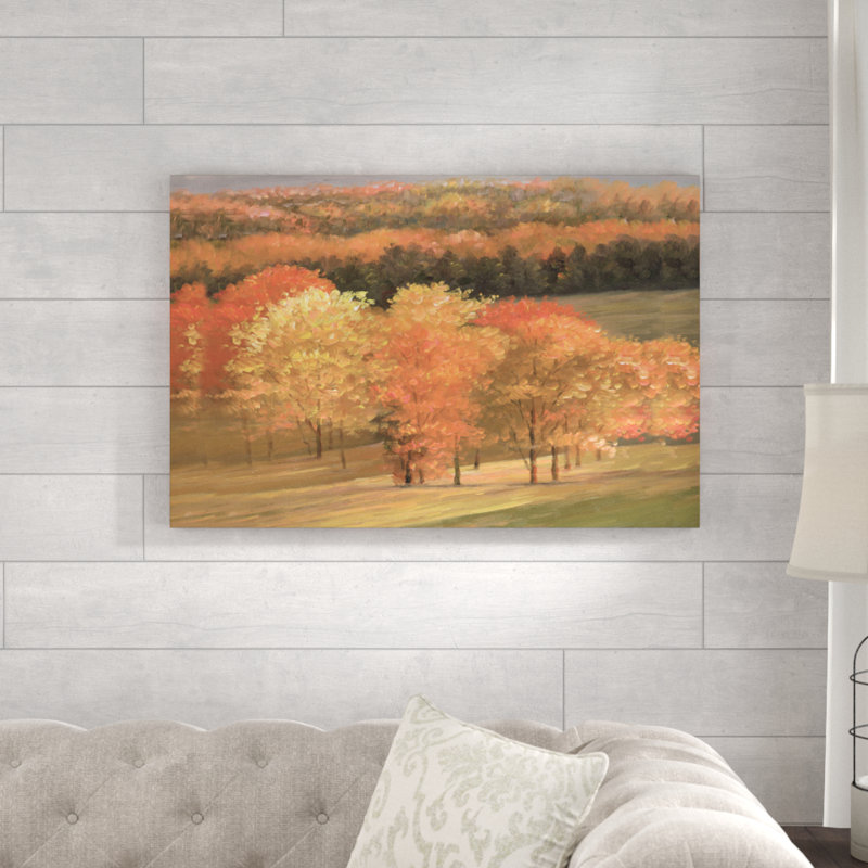 " Autum Painted Trees ", 24" H x 36" W