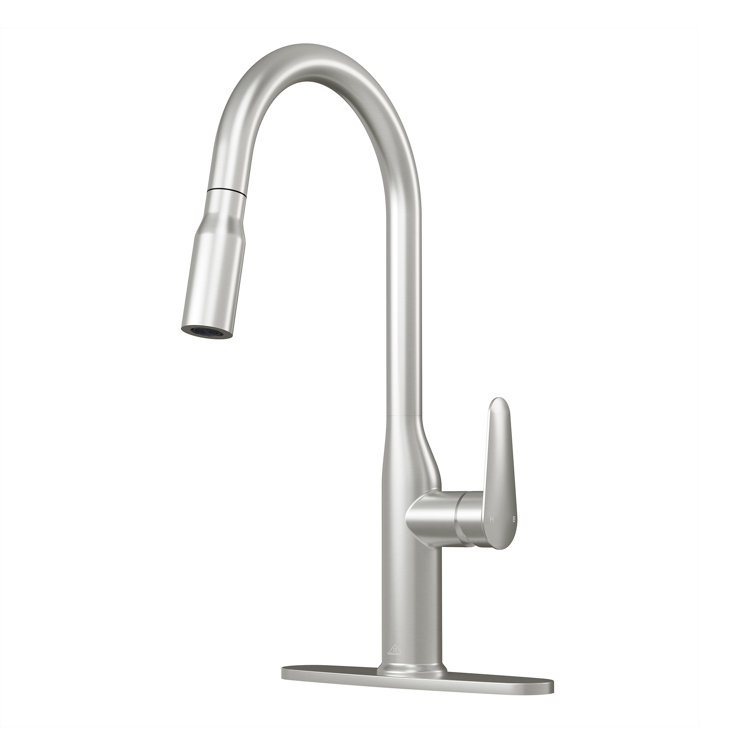 CASAINC Single-Handle Pull-Down Kitchen Faucet Single Hole Faucet