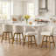 360 Degrees Rotating U-Shaped Wrap Bar Stool, Rubberwood Frame, Load-Bearing Capacity 160 KG-287004687