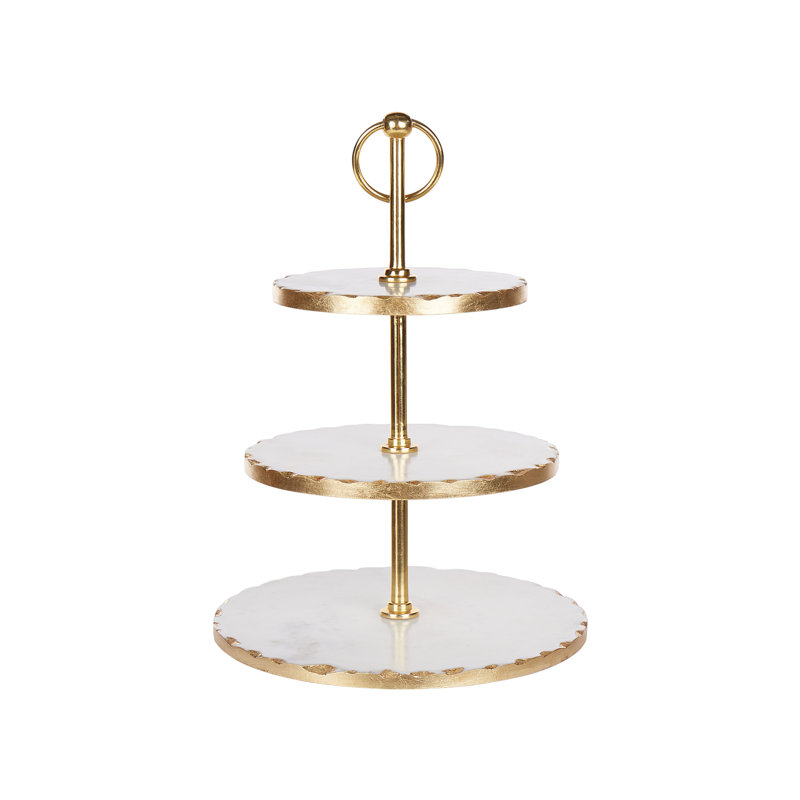 Barbot Marble Tiered Stand