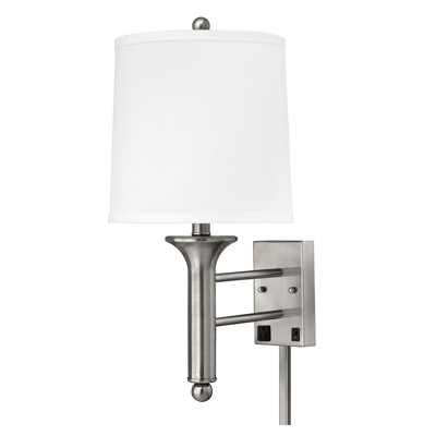 Teardrop Group Plug-in Armed Sconce