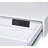 White High Gloss & Chrome Finish Writing Desk W/USB-898503222