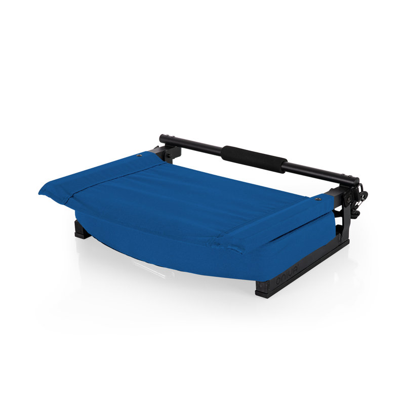 Siège de stade de football américain - Chaise pliante légère et portable pour gradins et bancs Takao, Bleu